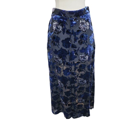 XXI Forever 21 Whimsigoth Velvet Burnout Maxi Skirt Juniors Small Fairy Grunge - Picture 4 of 11